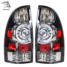 Fit For Toyota Tacoma 2005-2015 Tail Lights Red Lamps Leftright Smoked Led Rear