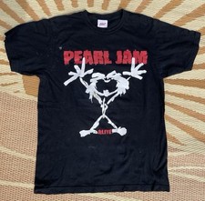 PEARL JAM vintage 1991 ALIVE concert t shirt STICKMAN Y2K
