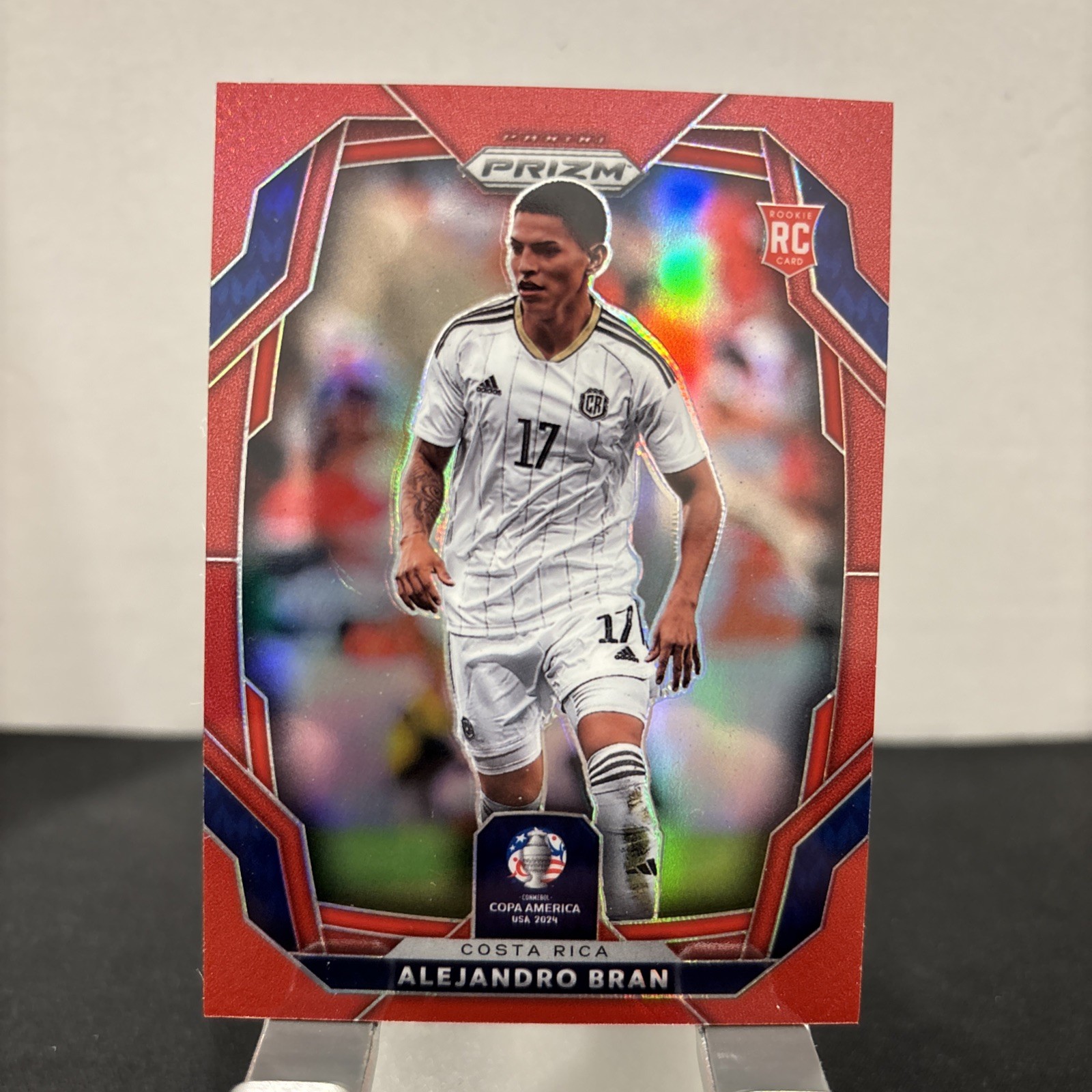 2024 Prizm Copa America Alejandro Bran RC Red #/199 Costa Rica #184