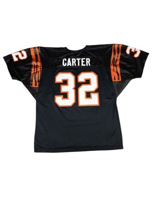 Vintage 90s Wilson Cincinnati Bengals 32 Carter XL 50 Football NFL Jersey Trikot
