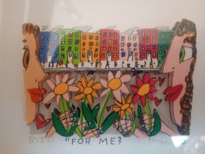 Rizzi Limited Edition 3D  ''For Me?''. 340/350  Signed And Framed