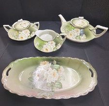 Winterling Bavaria Bridal Rose Tea Set Tray Teapot Creamer Sugar