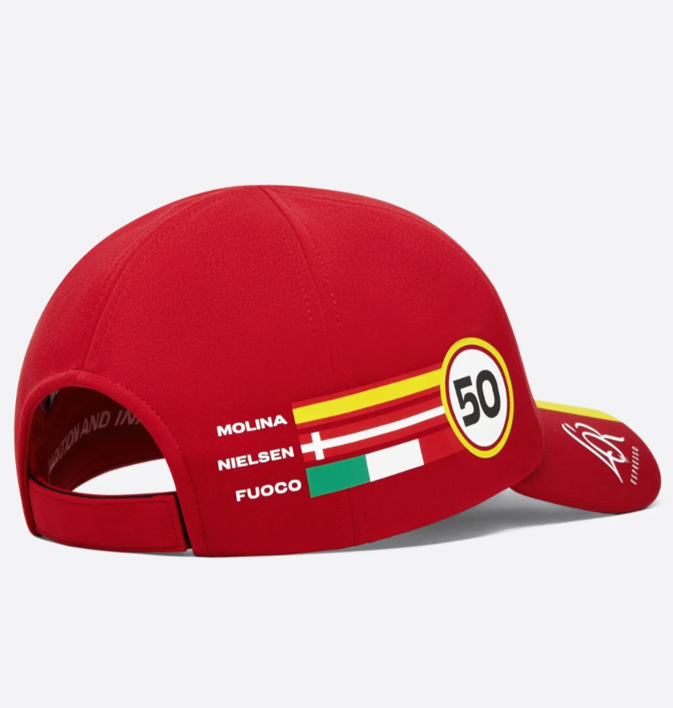 Official Ferrari 499P Special Edition Baseball Cap Color Dark