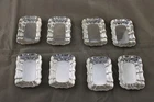 Set of 8 Vintage Reed & Barton Sterling Silver X958A Windsor Nut Trays