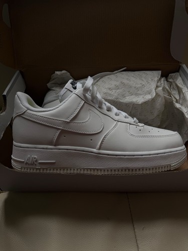 Nike Air Force 1 Low Top Men's White Lace-Up Athletic Sneakers