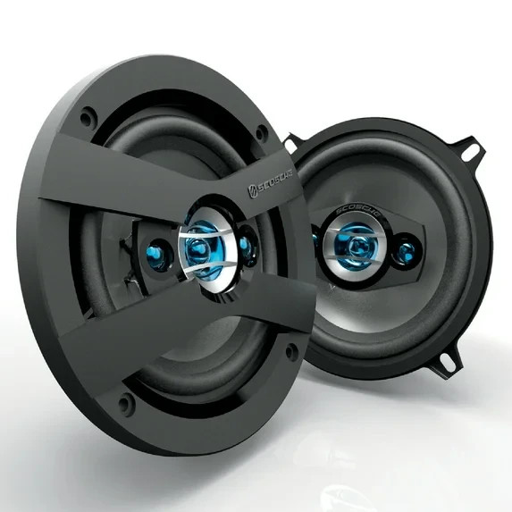 ✅ Scosche 5.25" 4-Way Car Audio Speaker Pair 160W Peak Power - HD Sound HD5254F