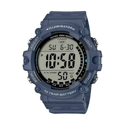 Casio AE1500WH-2AV Men's Digital Watch Navy Large LCD 100M Illuminator
