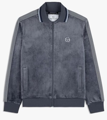 Sergio Tacchini Men's Maglia Velour Track Jacket xl