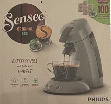 Philips Eco Senseo Original Kaffeemaschine Kaffeepadmaschine HD7806/37 Neu Grau