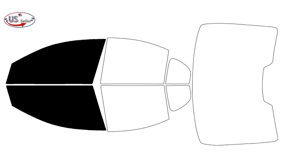 Kit de película de tinte de ventana de 2 capas precortada personalizada computarizada para Volvo S80 2007-2016 Foto 2 de 4