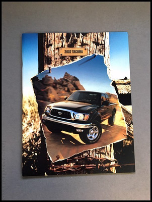 2002 Toyota Tacoma Pickup Truck Original Sales Brochure Catalog