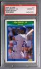 1990 Score #3 Ken Griffey Jr Rising Stars Seattle Mariners PSA 8