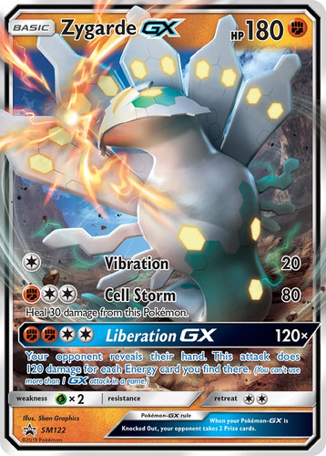 Pokemon Zygarde GX Sun & Moon: Black Star Promos SM122 Holofoil MP SM Promos