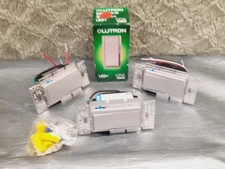 4-Pack Lutron DIVA LED+ Dimmer Switch 150W GRAY DVCL-163PR - NEW, NEEDS WIRE NUT