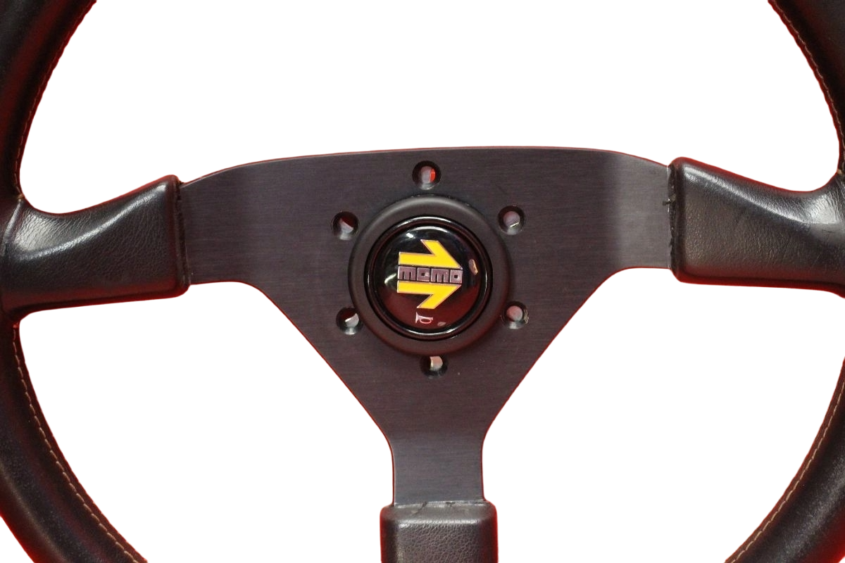 MOMO Cobra Steering Wheel 360mm Black Leather BMW E30 E36 VW Golf