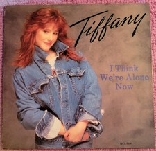Tiffany "I Think We're Alone Now / No Rules" with jukebox tab VG+ / VG+