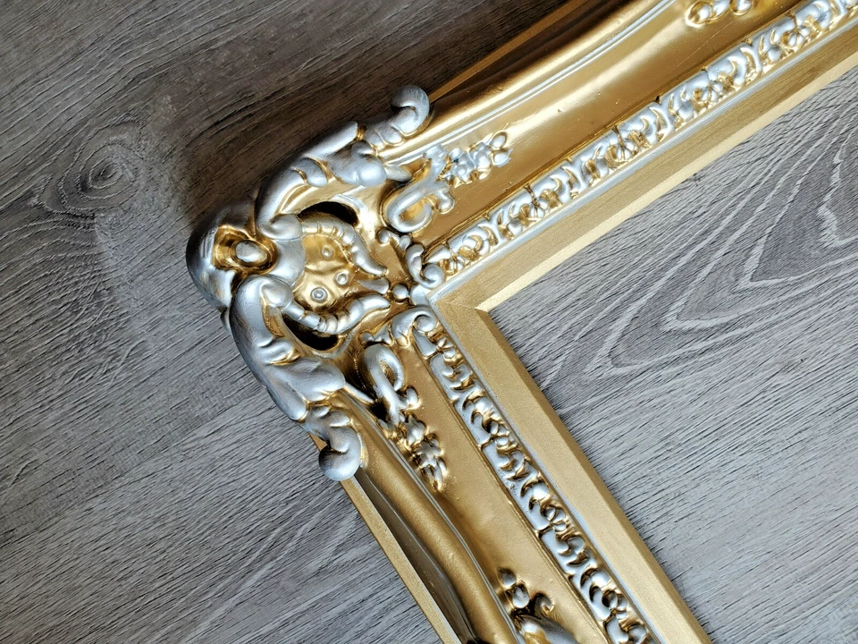 16x20 Golden Frame, Ornate Wall Picture Frame, Canvas, Art Print, Home Accents - Image 3 of 4