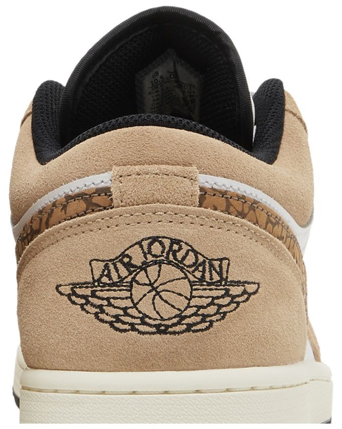 Nike Men's Air Jordan 1 SE Low Sneakers Brown Elephant Size 13 No Lid thumbnail 7