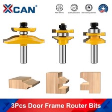 1/2'' Shank Ogee Raised Panel Cabinet Door Router Bits Set Panel Raiser Bit 3PCS