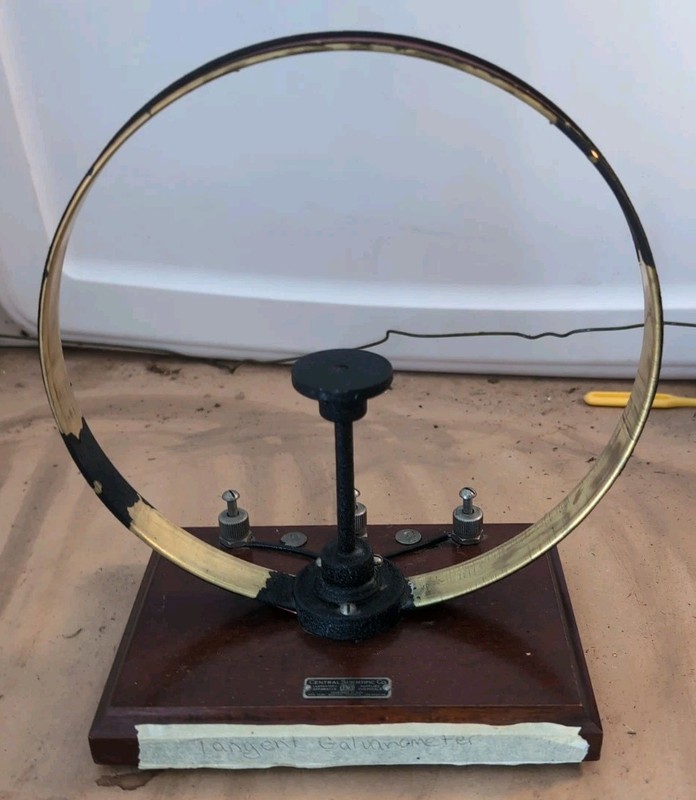 Antique Tangent Galvanometer Central Scientific Company Cenco