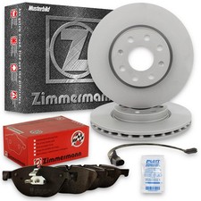 2x ZIMMERMANN Bremsscheiben &Oslash;300mm + Bel&auml;ge Hinten passend f&uuml;r Mercedes GLK X204