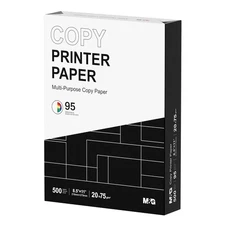 M&G Multipurpose Copy Printer Paper, 8.5 x 11, ‎1 Ream | 500 Sheets, White 