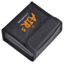 3-Batteries Explosion-proof Safety Storage Bag Fits For DJI AIR 3 Battery hh