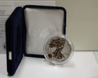 2019-S 19XE Enhanced Reverse Proof Silver Eagle with Box & Numbered COA..