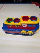 Discovery Toy Hammer Away BOAT LARGE Kid Powered Learning Pound Roll Activity