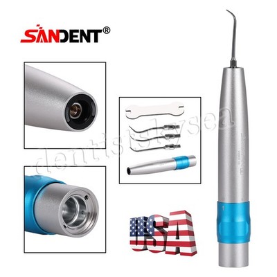 Dental Air Scaler Handpiece Sonic L Fiber Optic LED fit KAV MULTIflex + 3*Tips