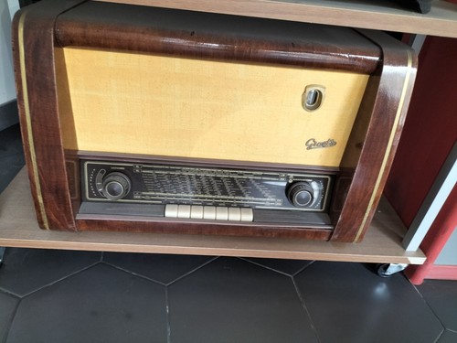 RADIO A VALVOLE ANNI '50 - GRAETZ - USATA DELL'EPOCA - FUNZIONA - Foto 6 di 12