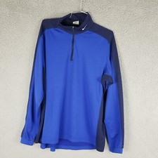 Vintage 1990s Nike Pullover Quarter Zip Sweatshirt Sweater XL Made in USA