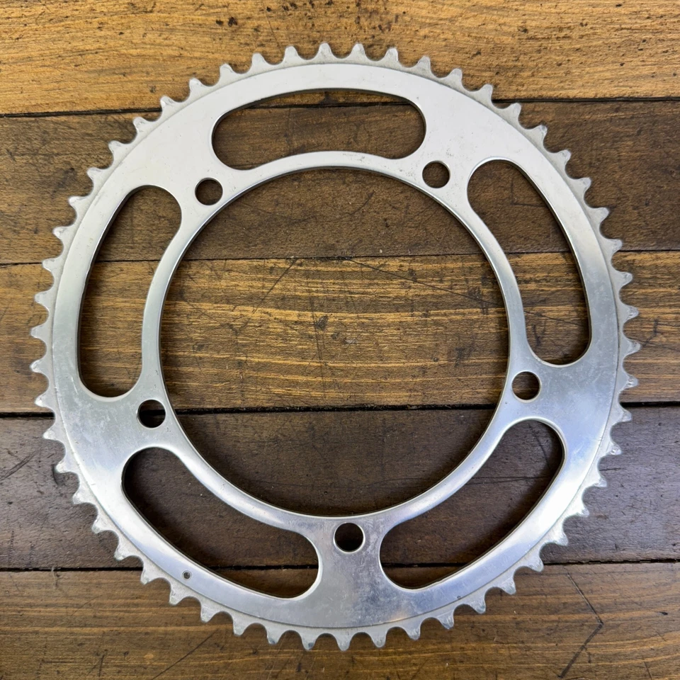 Vintage Campagnolo 54t Chainring 144 BCD Patent 54 Tooth Alloy Campy Italy - Image 4 of 4