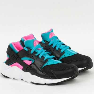 pink and black huaraches