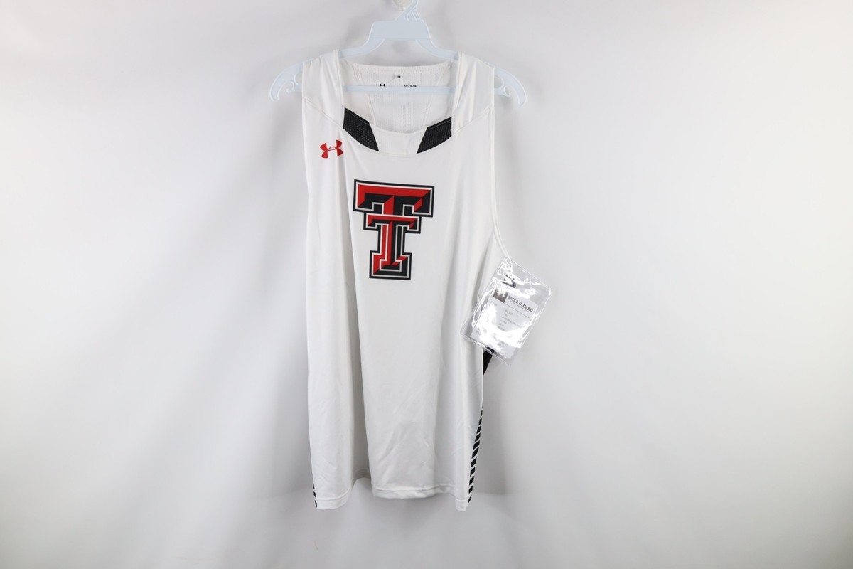 New Under Armour Mens L Sample Texas Tech University Fitted Track
