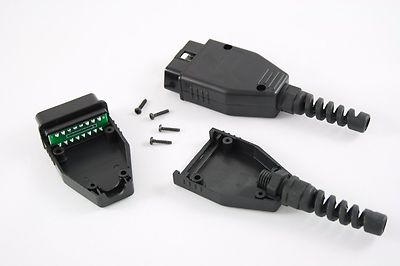 Universal OBD2 Diagnose Stecker 16 Pin Ersatz Reparatur Konfektionierung OBD-II