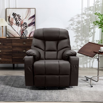 Multi-Functional Leather Massage Recliner Chair With Massage And Heat