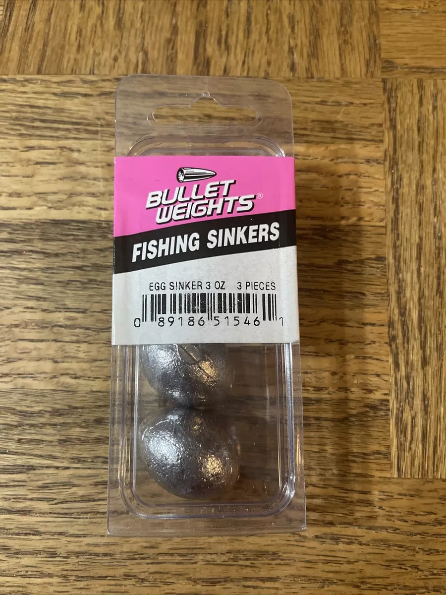 Bullet Weights Fishing Sinkers 3 Oz