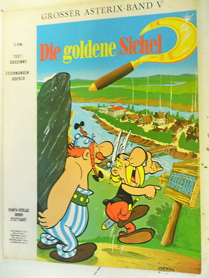 Asterix - Band V - Die goldene Sichel - Preis 3 DM auf Cover - Ehapa - Z. 2-