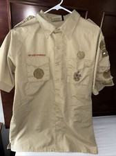 Boy Scout BSA UNIFORM SHIRT New Style Adult Mens Large Short Sleeve M64