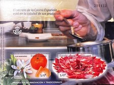 ESPAÑA 2014. GASTRONOMÍA ESPAÑOLA. Ed#4886. HB 2 sellos. MNH
