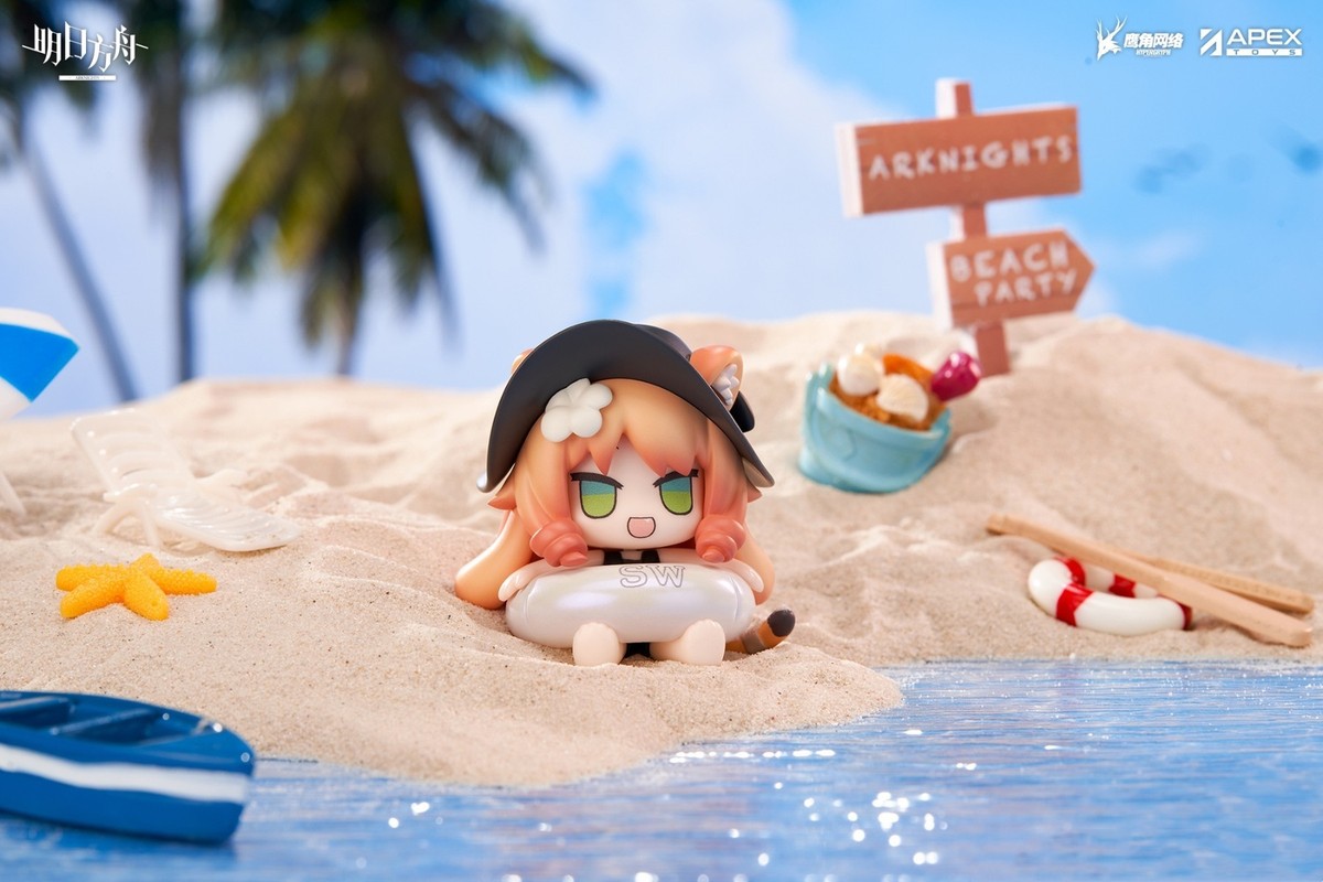 6pcs APEX-TOYS Anime Arknights Beach Party Vol.3 PVC Figure Statue