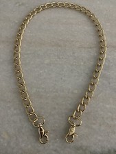 Beautiful Shiny Gold Purse Chain Strap Shoulder Hand Bag 21.75  