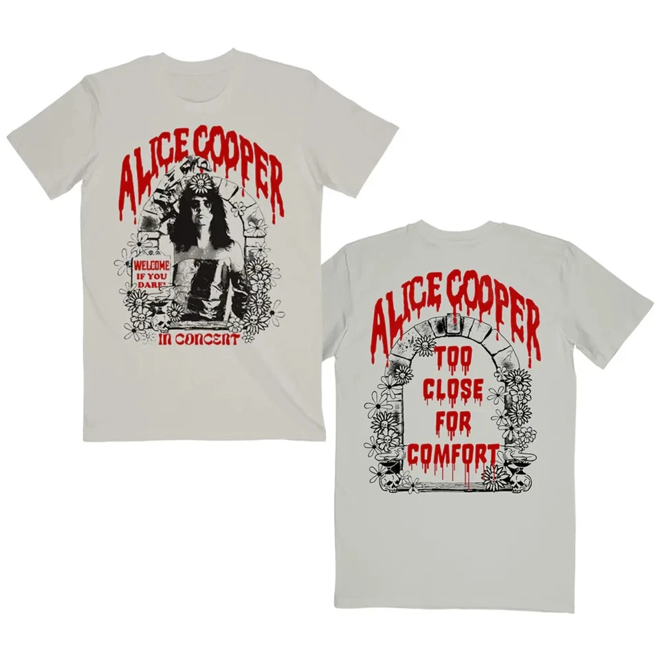 Camiseta Alice Cooper In Concert nueva talla XL/X-grande demasiado cerca para una gira cómoda Foto 2 de 3