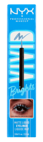 NYX Professional Makeup Vivid Brights Matte Liquid Eye Liner Blue Yellow Lot 2 - Picture 7 of 11