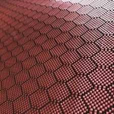3K 240gsm Aramid Carbon Fiber Fabric mixed fabric cloth Hexagonal Jacquard Weave