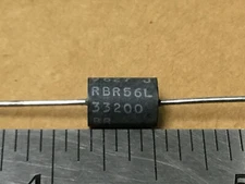 (1 PC) SHALLCROSS  RBR56L33200BR  Resistor, Wirewound, 3.32K Ohm, 200V, .01±%