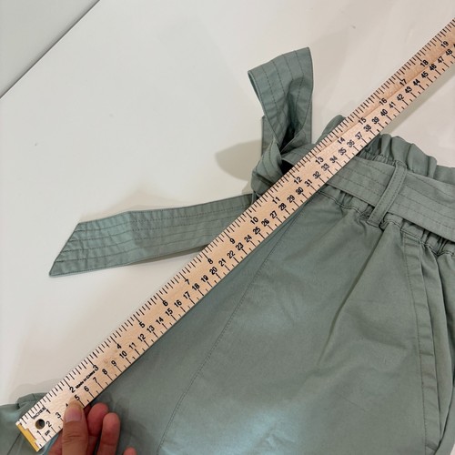 Steve Madden Paperbag Pantalones Talla M Verde Pastel Nuevo con Etiquetas Gorpcore Pantalones tiro alto - Imagen 11 de 15