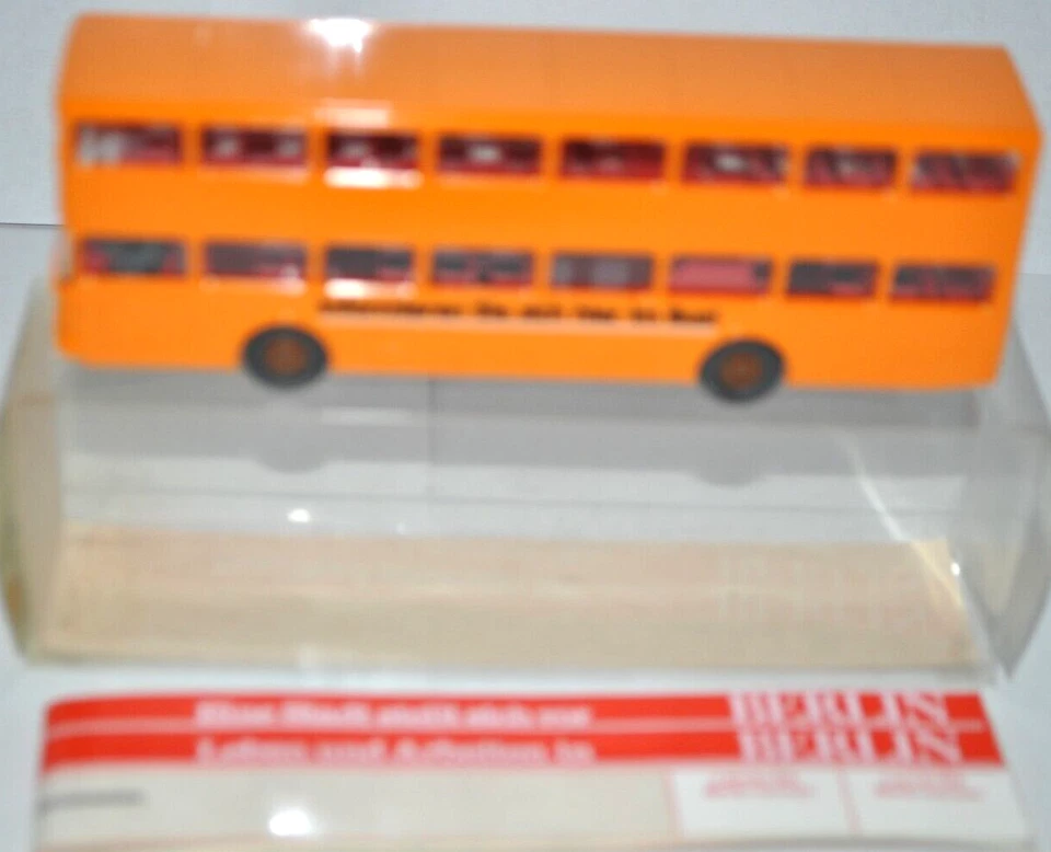 Wiking 730 (730/14) MAN Double Deck Bus ("Berlín Publicidad") - NUEVO con CAJA Foto 3 de 4