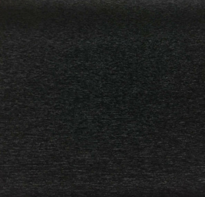 Black Heavy Chenille Backed Upholstery Fabric by the yard